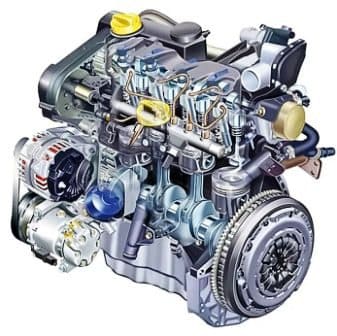 K9K diesel engine design