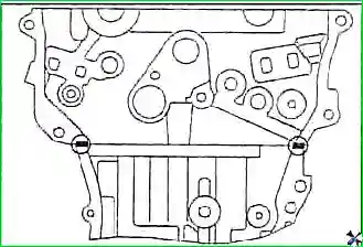 Снятие и установка цепи привода ГРМ и балансирного механизма двигателя G 2.0–2.4 DOHC