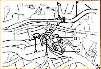 Снятие и установка головки блока цилиндров двигателя G 2.0–2.4 DOHC