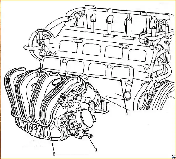 Снятие и установка головки блока цилиндров двигателя G 2.0–2.4 DOHC