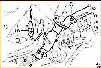 Снятие и установка головки блока цилиндров двигателя G 2.0–2.4 DOHC