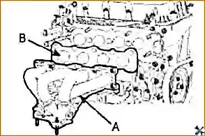 Снятие и установка головки блока цилиндров двигателя G 2.0–2.4 DOHC