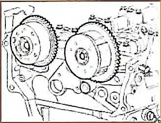 Снятие и установка головки блока цилиндров двигателя G 2.0–2.4 DOHC
