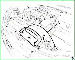 Снятие и установка двигателя G 2.0–2.4 DOHC