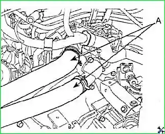 Снятие и установка двигателя G 2.0–2.4 DOHC