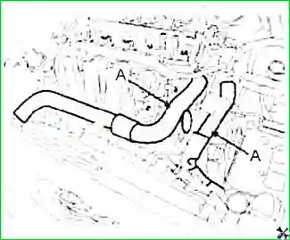 Снятие и установка двигателя G 2.0–2.4 DOHC