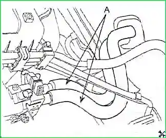 Снятие и установка двигателя G 2.0–2.4 DOHC