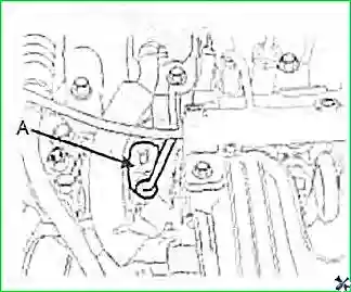 Снятие и установка двигателя G 2.0–2.4 DOHC