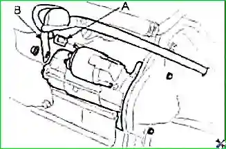 Снятие и установка двигателя G 2.0–2.4 DOHC