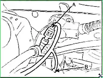 Снятие и установка двигателя G 2.0–2.4 DOHC
