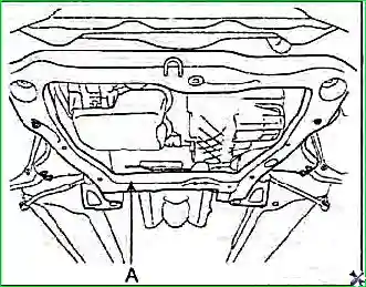 Снятие и установка двигателя G 2.0–2.4 DOHC
