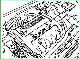 Снятие и установка цепи привода ГРМ и балансирного механизма двигателя G 2.0–2.4 DOHC