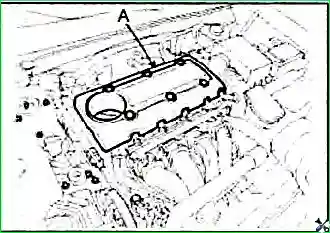 Снятие и установка головки блока цилиндров двигателя G 2.0–2.4 DOHC
