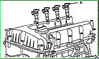 Снятие и установка цепи привода ГРМ и балансирного механизма двигателя G 2.0–2.4 DOHC