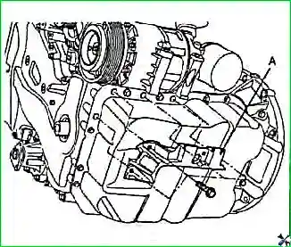 Снятие и установка цепи привода ГРМ и балансирного механизма двигателя G 2.0–2.4 DOHC