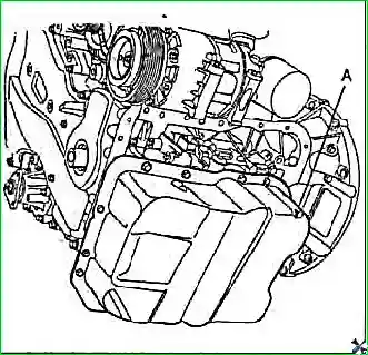 Снятие и установка цепи привода ГРМ и балансирного механизма двигателя G 2.0–2.4 DOHC