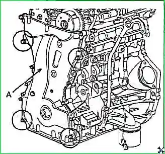 Снятие и установка цепи привода ГРМ и балансирного механизма двигателя G 2.0–2.4 DOHC
