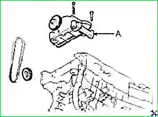 Снятие и установка цепи привода ГРМ и балансирного механизма двигателя G 2.0–2.4 DOHC
