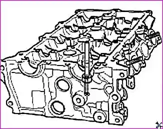 Ремонт головки блока цилиндров двигателя G 2.0-2.4 DOHC