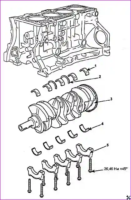 Ремонт блока цилиндров двигателя G 2.0-2.4 DOHC
