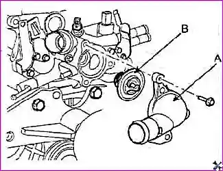 Проверка и ремонт системы охлаждения двигателя G 2.0-2.4 DOHC
