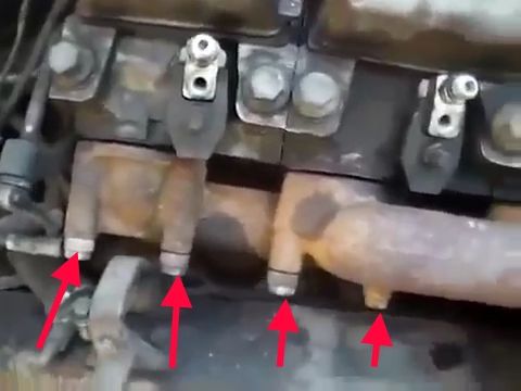 Cómo para reemplazar las juntas de culata en un 740 Kamaz diesel