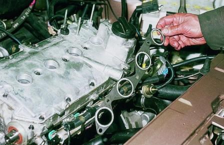 Как снять ресивер и впускной коллектор двигателя ВАЗ-2112