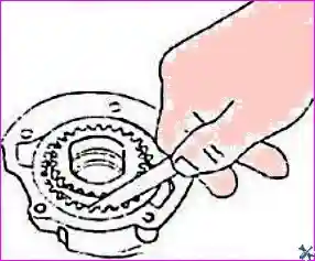 Измерение зазоров масляного насоса