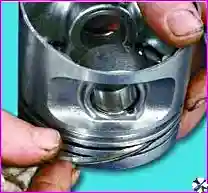 Прочистка канавок под кольца