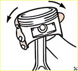 Проверка перемещения поршня