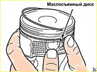 Установка поршневых колец