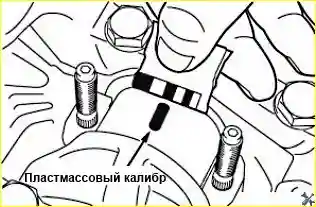 Проверка масляного зазора шатунной шейки
