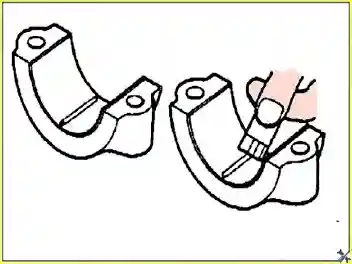 Измерение зазора с помощью калиброванной проволоки