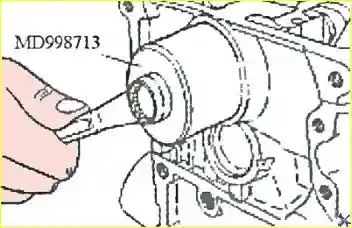 Установка сальника распределительного вала
