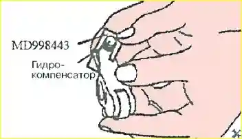 Устнановка коромысла