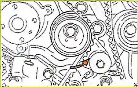 Установка ремня ГРМ