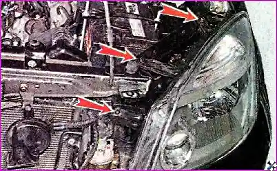 Снятие и установка блок-фары