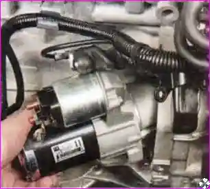 Снятие стартера