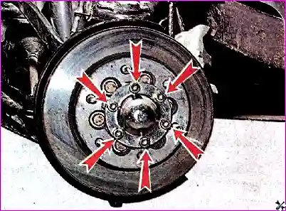 Регулировка подшипника ступицы Ремонт ступицы колес автомобиля Hover-H3/H5