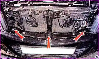 Снятие переднего бампера Передний бампер - снятие и установка автомобиля Hover-H3/H5