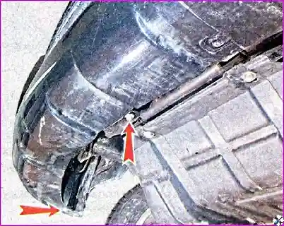 Снятие переднего бампера Передний бампер - снятие и установка автомобиля Hover-H3/H5