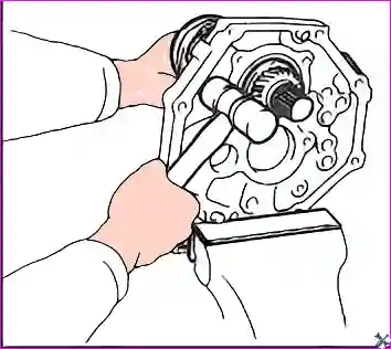 Сборка коробки передач ZM001DB/ZM001DF