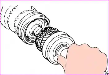 Сборка коробки передач ZM001DB/ZM001DF