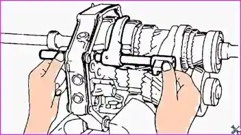 Сборка коробки передач ZM001DB/ZM001DF