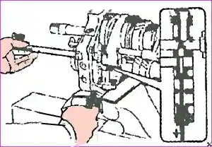 Сборка коробки передач ZM001DB/ZM001DF