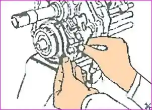 Сборка коробки передач ZM001DB/ZM001DF
