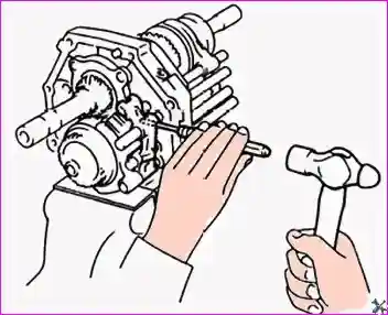 Сборка коробки передач ZM001DB/ZM001DF