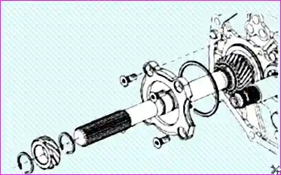 Разборка коробки передач ZM001DB/ZM001DF