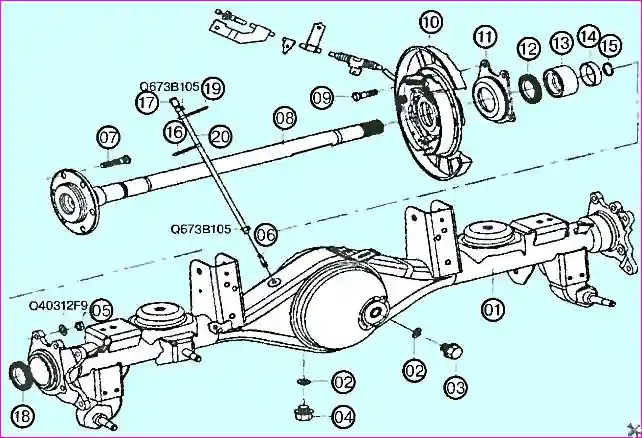Обслуживание и проверка заднего моста автомобиля Hover H3/H5