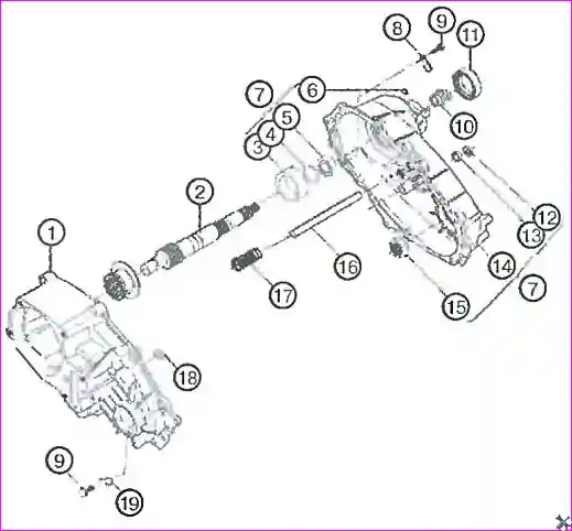 Разборка раздаточной коробки автомобиля Hover-H3/H5